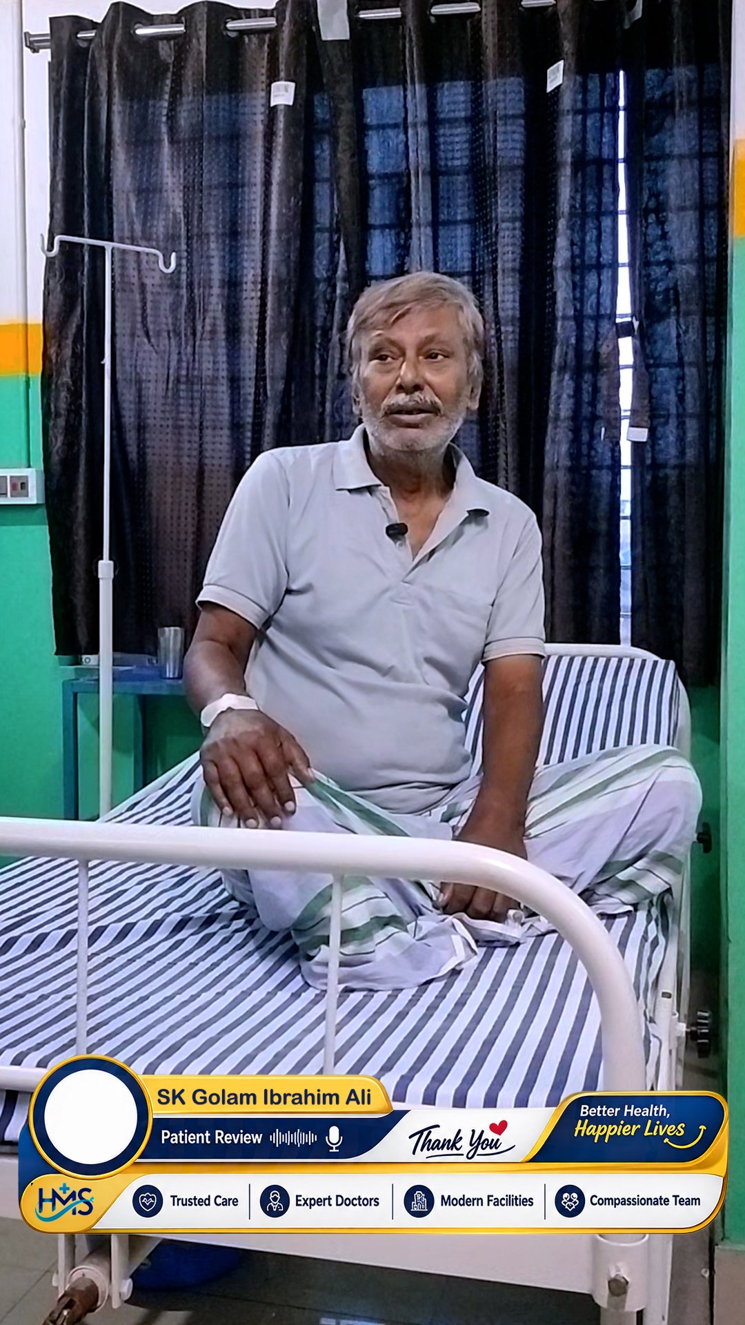 SK Golam Ibrahim Ali patient video story